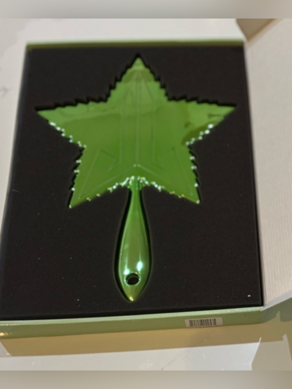 JEFFREE STAR - GREEN CHROME STAR - HAND MIRROR NEW W/ BOX